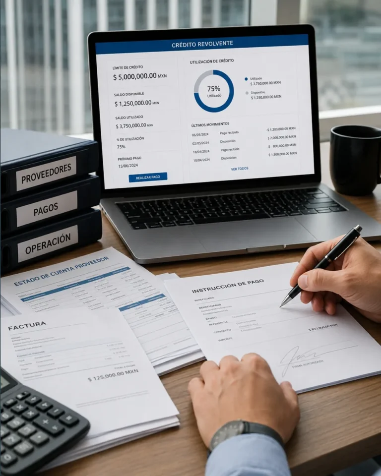 Comparación de documentos y alternativas financieras en un escritorio