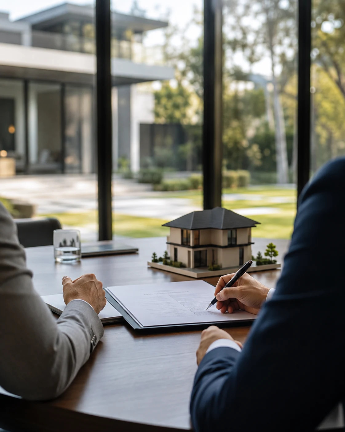 Evaluación de financiamiento con una casa como garantía